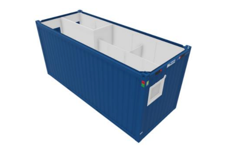 20' Herren-Damen WC Container