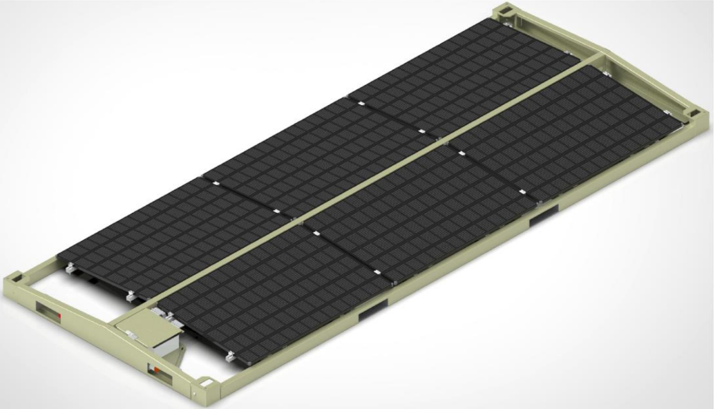 Photovoltaik Modul 20' Fuß