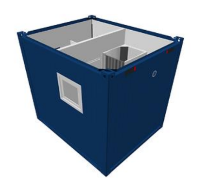 10' Sanitärcontainer