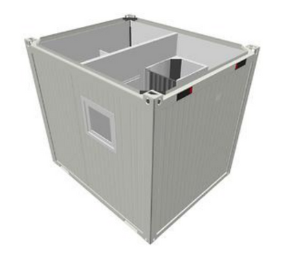 10' Sanitärcontainer